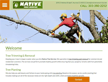 Tablet Screenshot of nativetreeservice.net